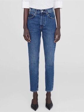 Anine Bing Sonya Jeans in Mid-Indigo 27